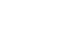Vodafone logo white.