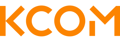 KCOM logo.