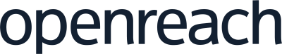 Openreach logo.