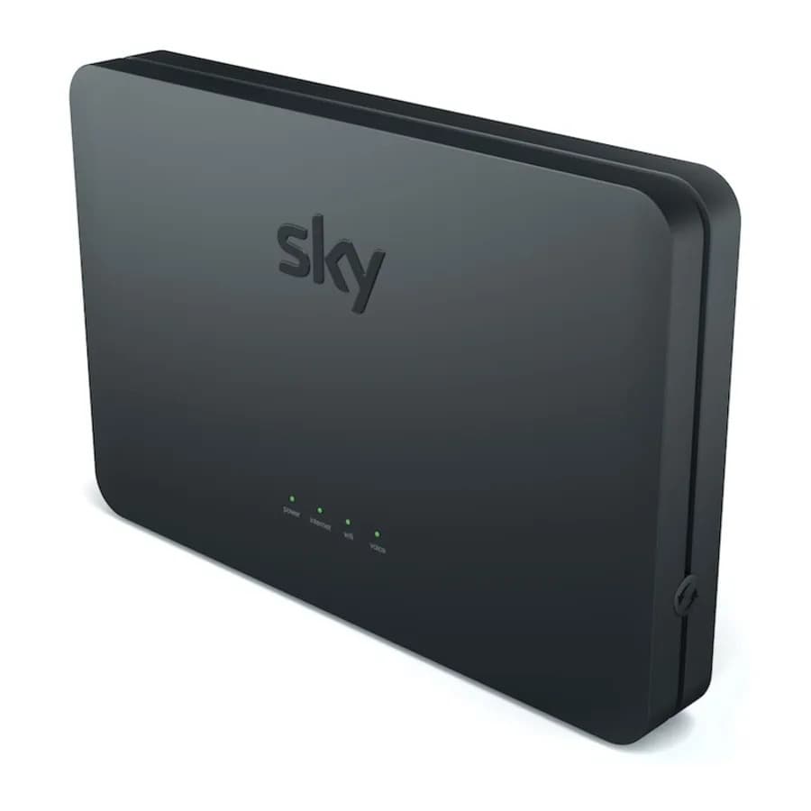 Sky Broadband Hub router.